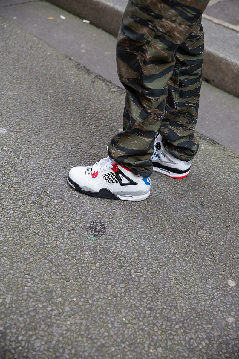 air jordan 4 white cement outfit